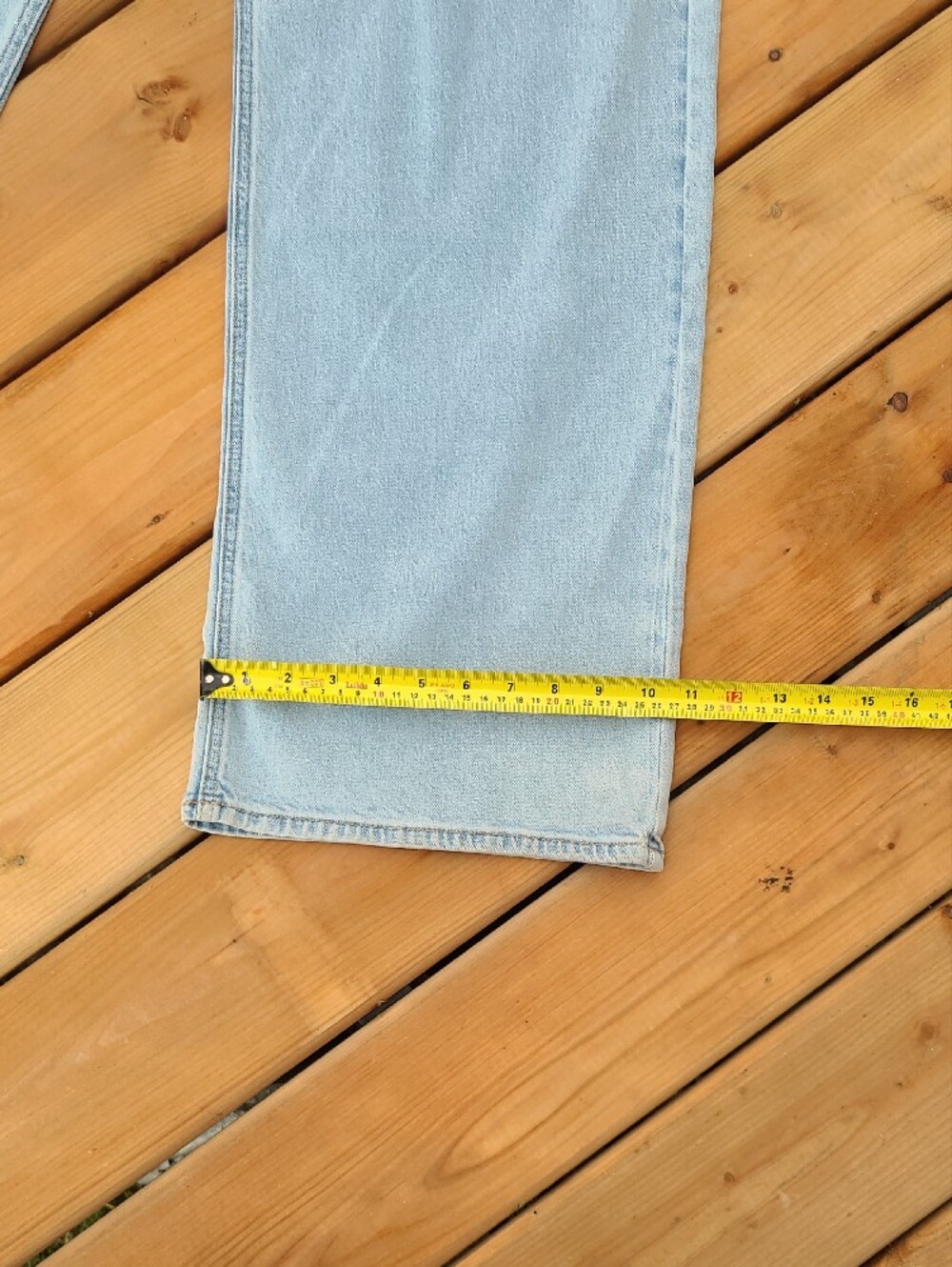 NWT Silver Jeans Co Pleated Denim Trouser High Rise light Blue Wide Leg Size 29 - Picture 13 of 14